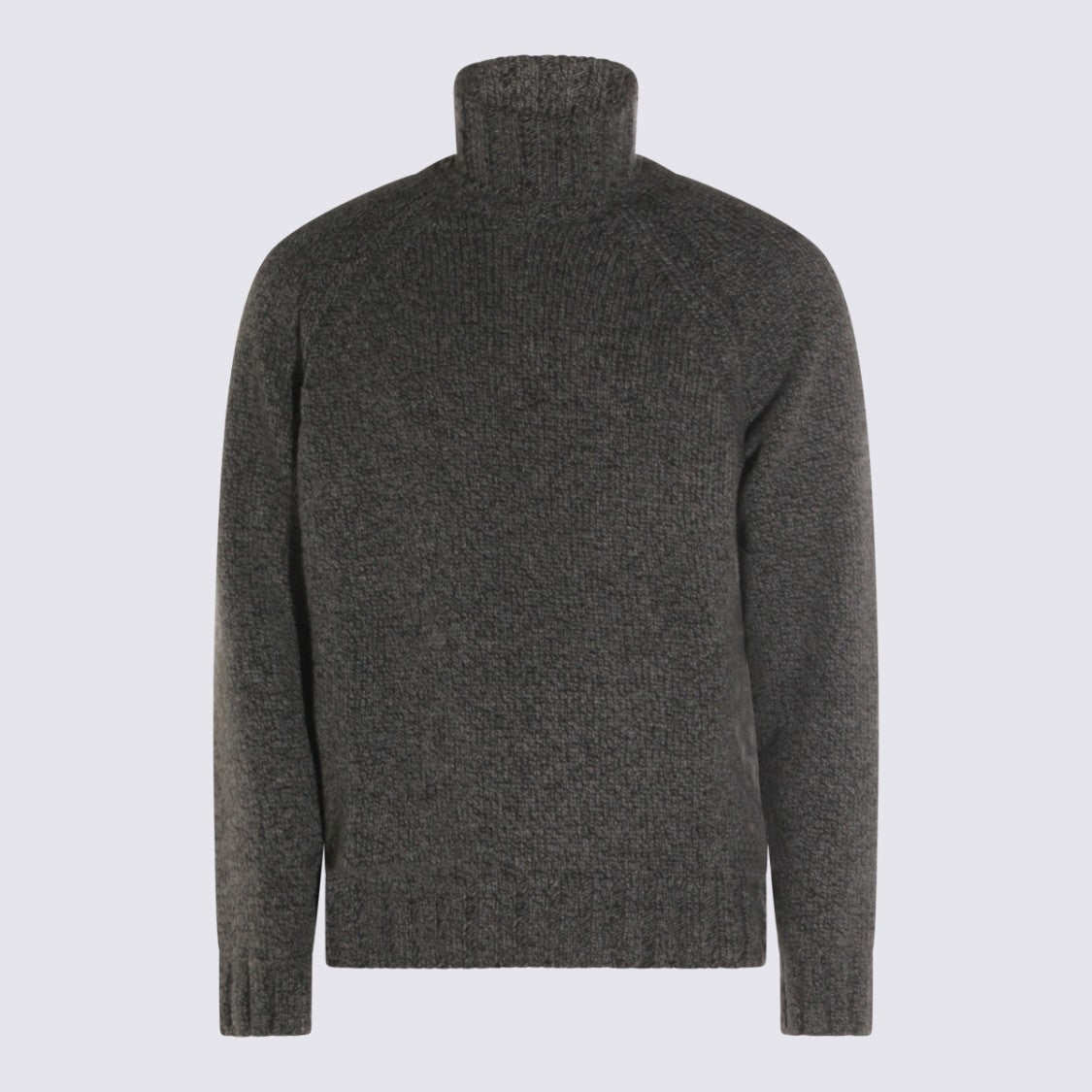 Zegna Dark Grey Cashmere Knitwear