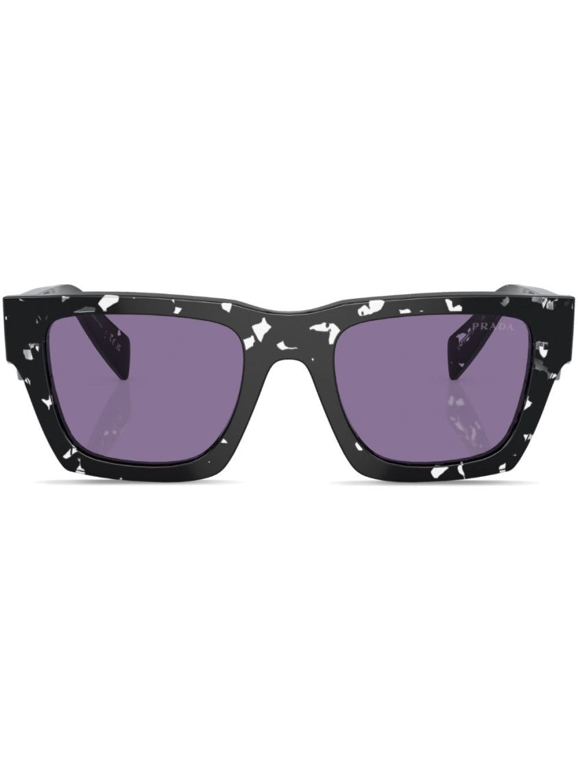 Prada Tortoiseshell-Effect Square Sunglasses