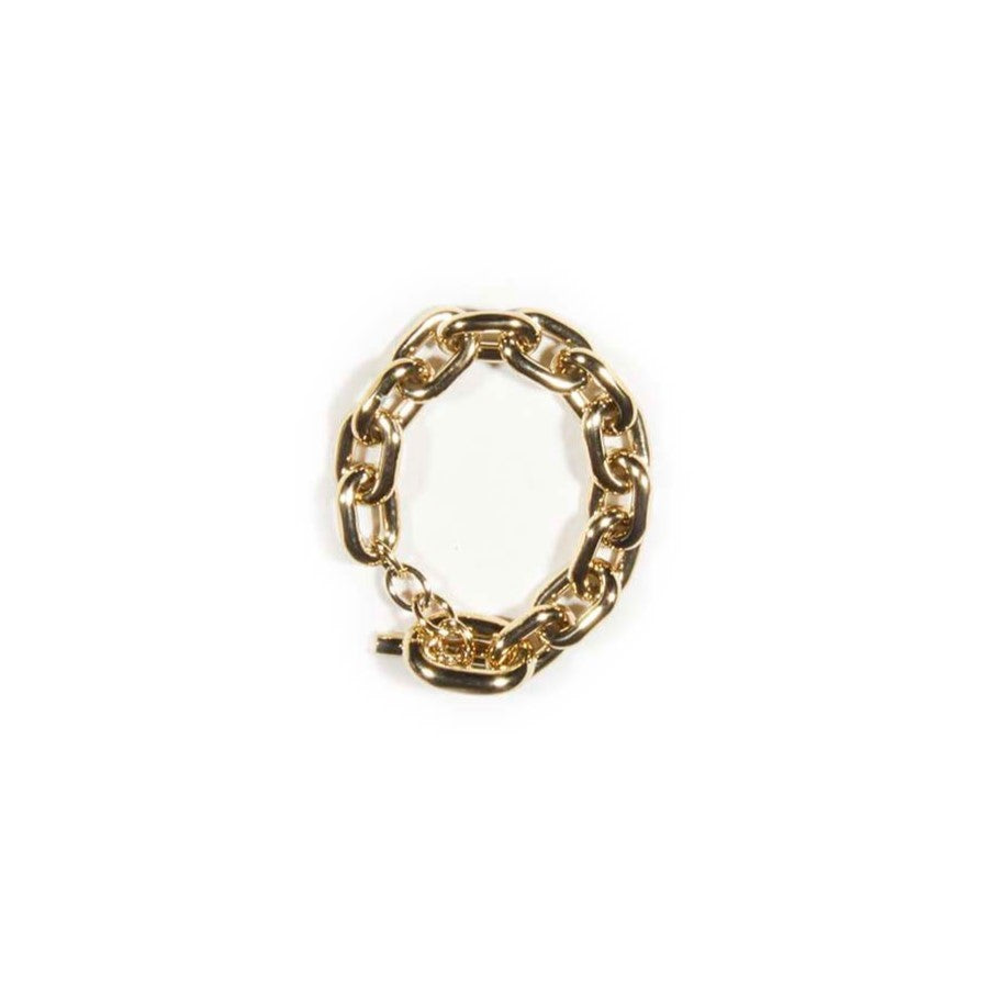 Rabanne Gold Metal Chain Bracelet