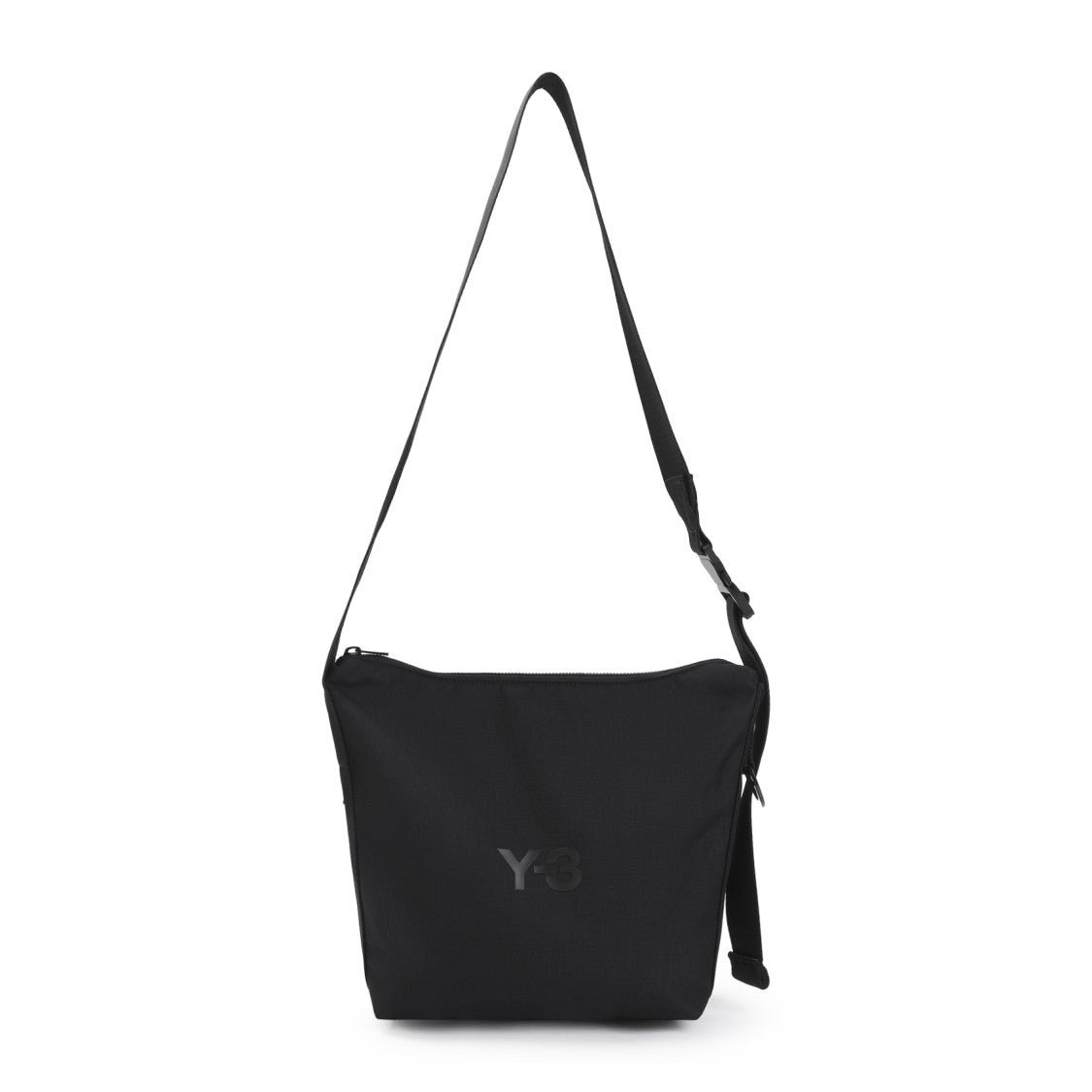 Y-3 Minimalist Polyamide Cross Body Bag With Signature Logo