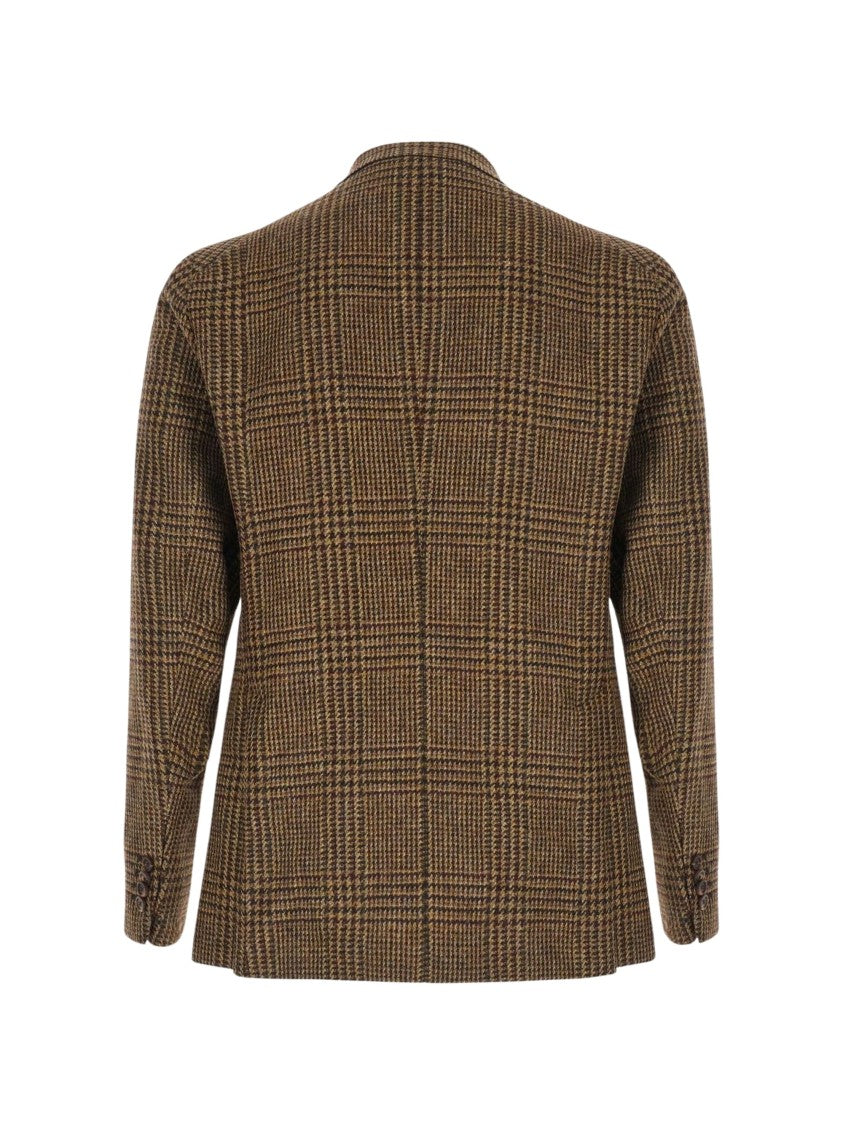 Tagliatore Green Montecarlo Checked Blazer