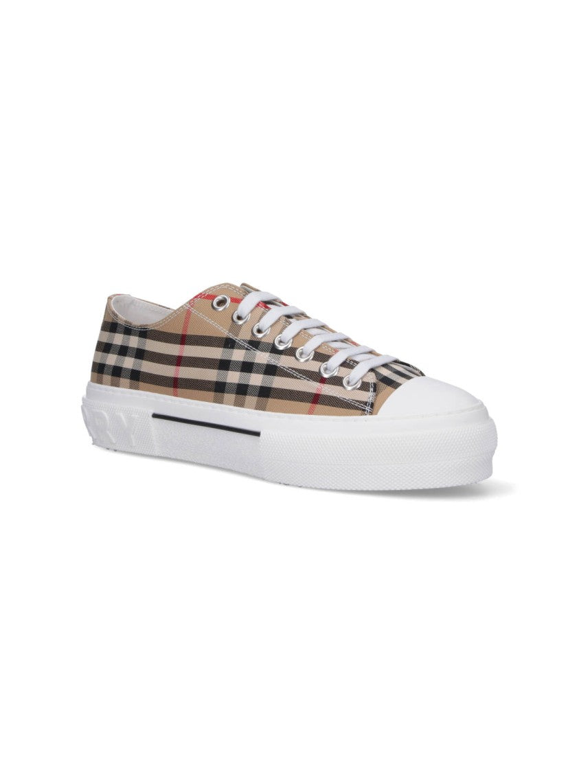 Burberry Beige Low-Top Sneakers