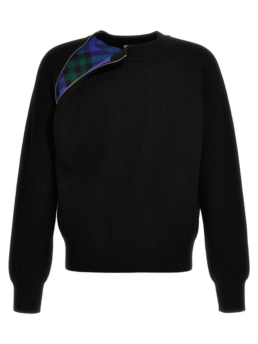 Burberry Zip Detail Sweater