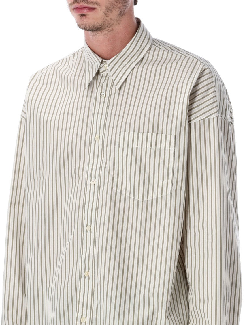 Sunflower Stable Striped Cotton Poplin Shirt