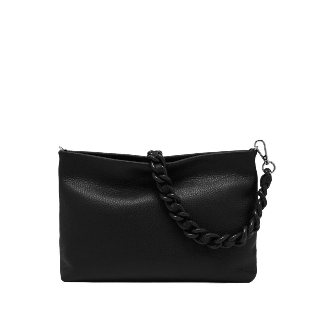 Gianni Chiarini Textured Leather Clutch With Chain Strap