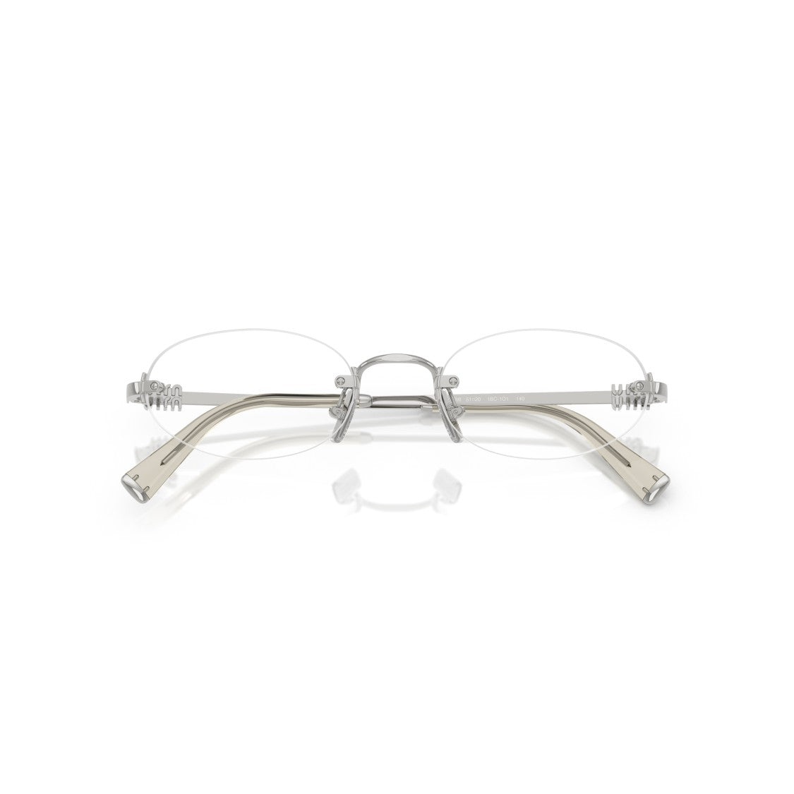 Miu Miu 0Mu 53Wv Rimless Oval Eyeglasses
