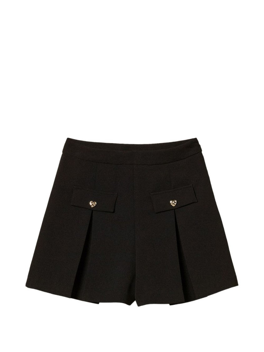 Twin-Set High-Waisted Tailored Shorts