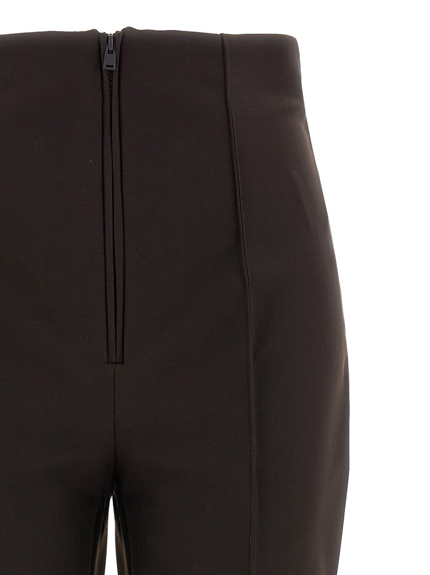 Fendi High-Waisted Technical Fabric Ski Pants With Flared Leg