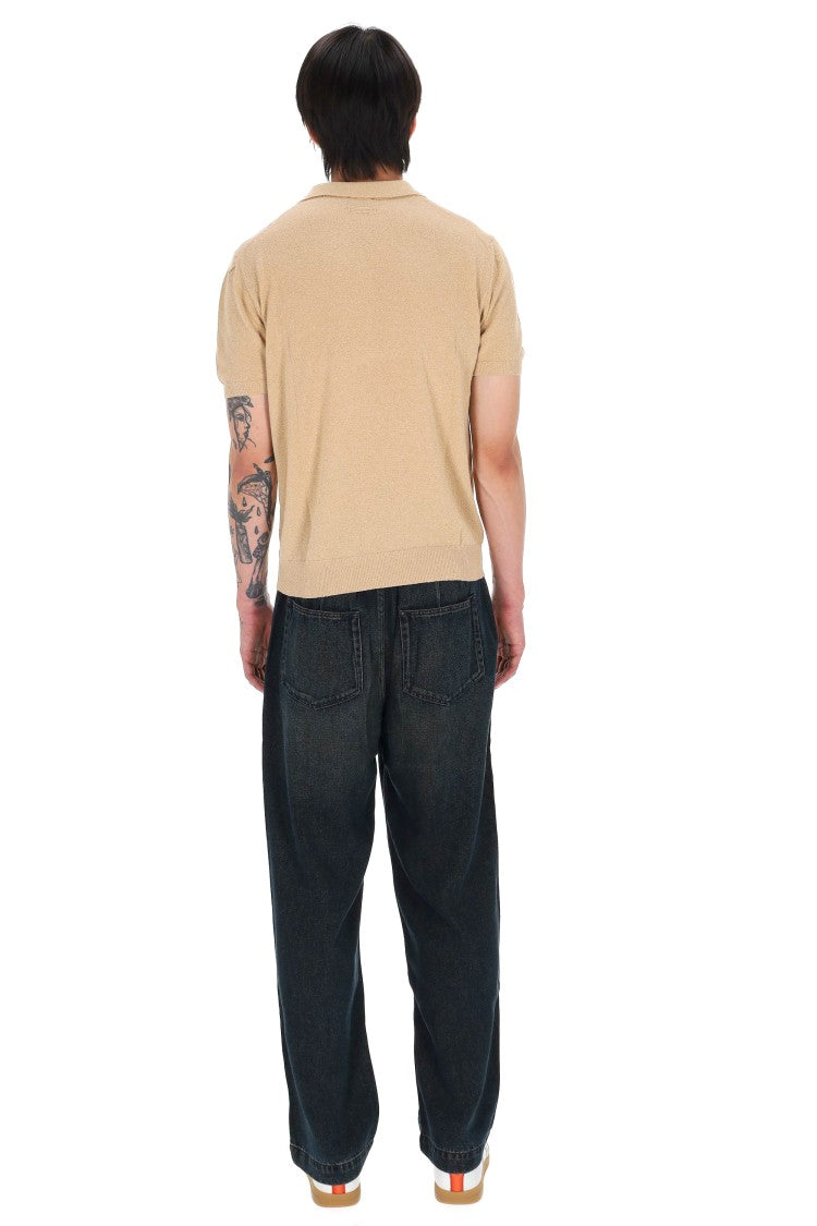 Drumohr Light Cotton Toweling Polo Shirt