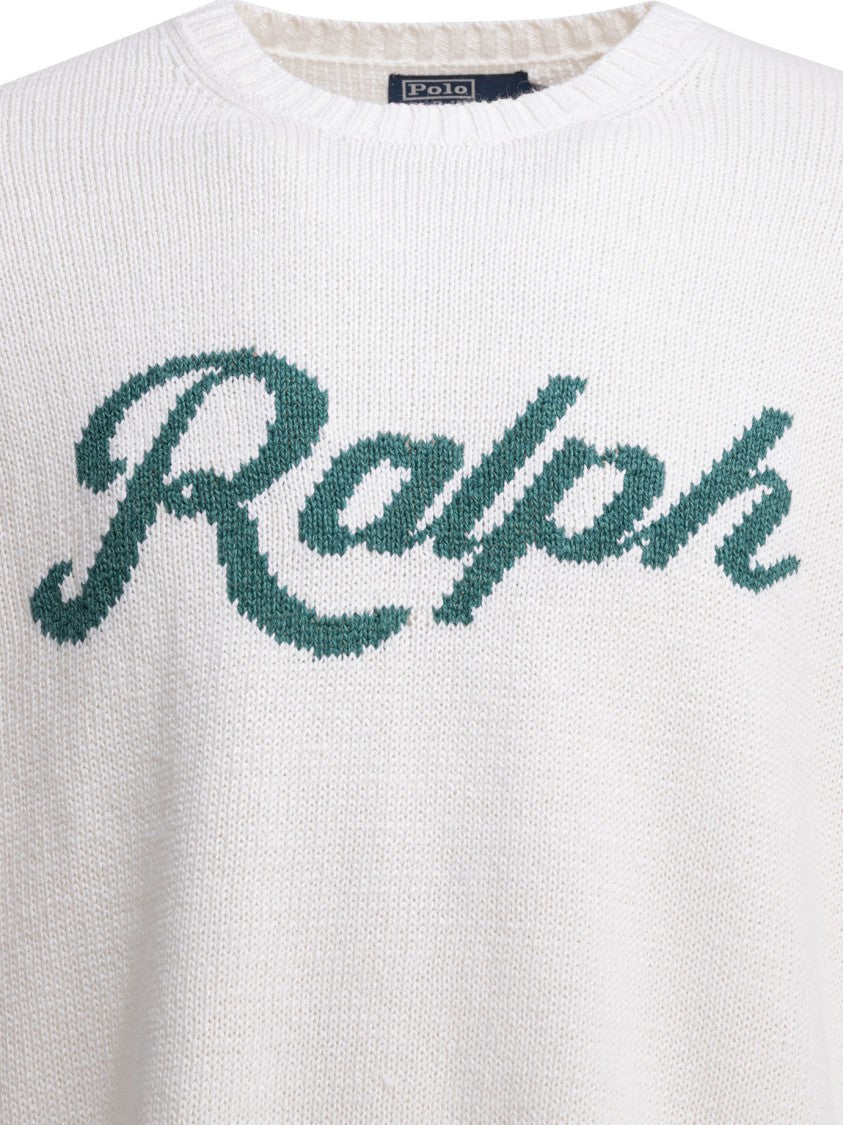 Polo Ralph Lauren Relaxed Fit Knitwear With Contrasting Script Detail