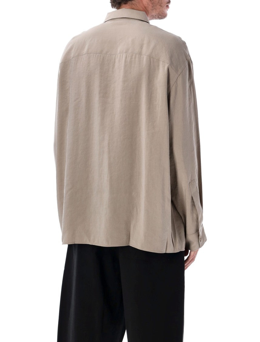Studio Nicholson Loose Long-Sleeve Classic Collar Shirt