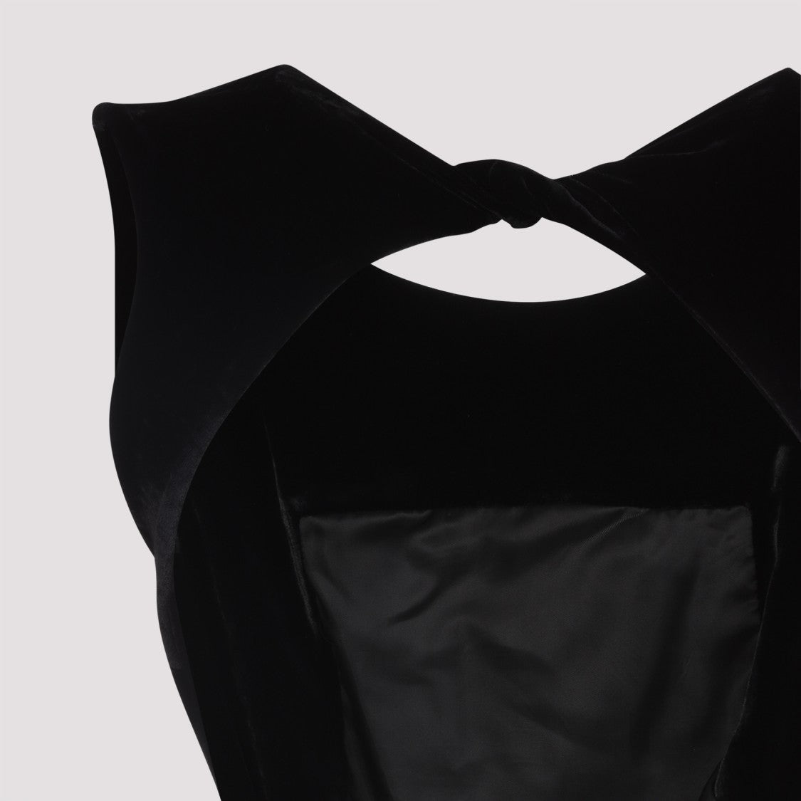 Rick Owens Black Open Back Gown Long Dress