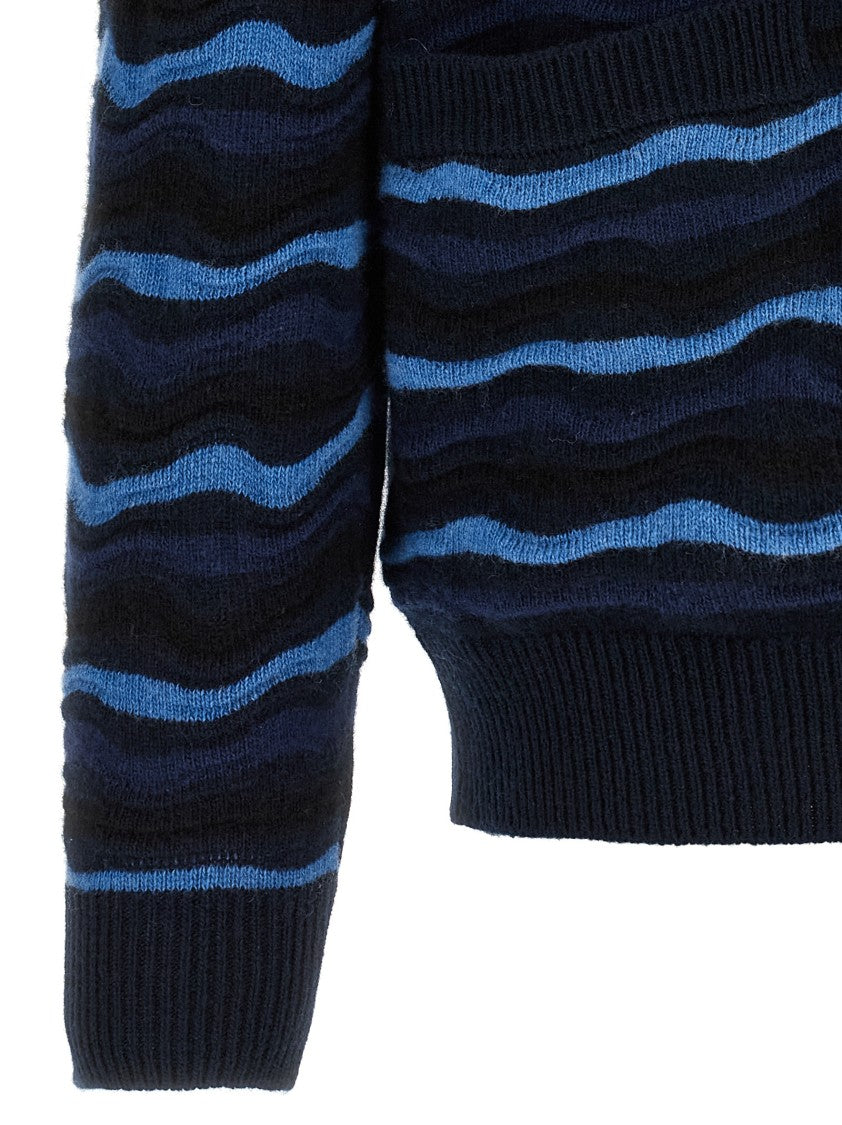 Missoni Textured Wool Cardigan With V-Neck