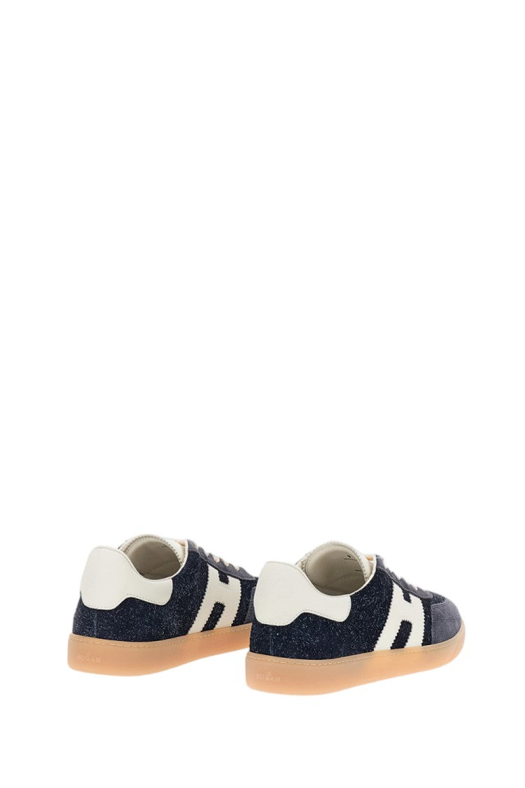 Hogan Blue Suede Leather Cool Sneakers