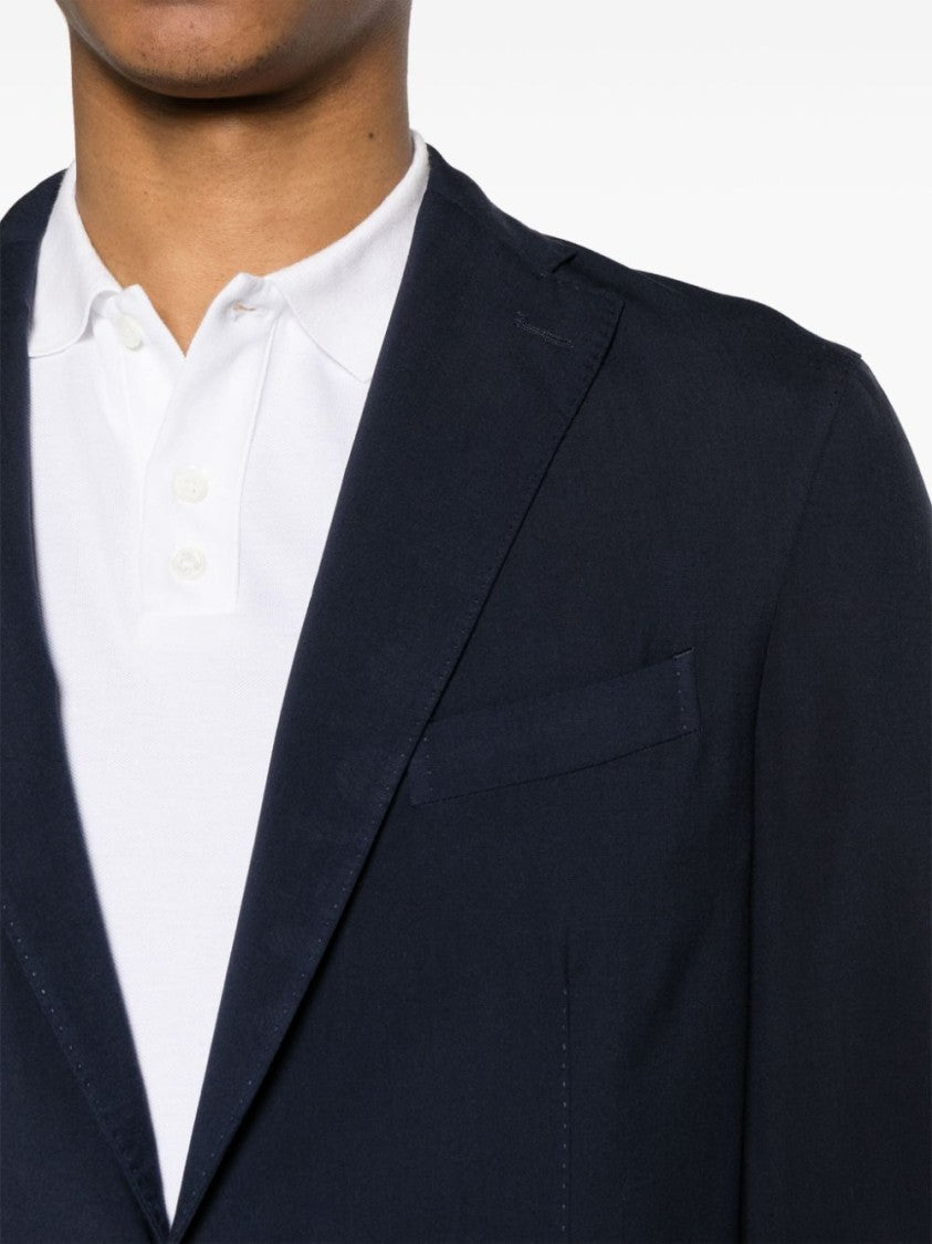 Boglioli Navy Blue Wool Jacket