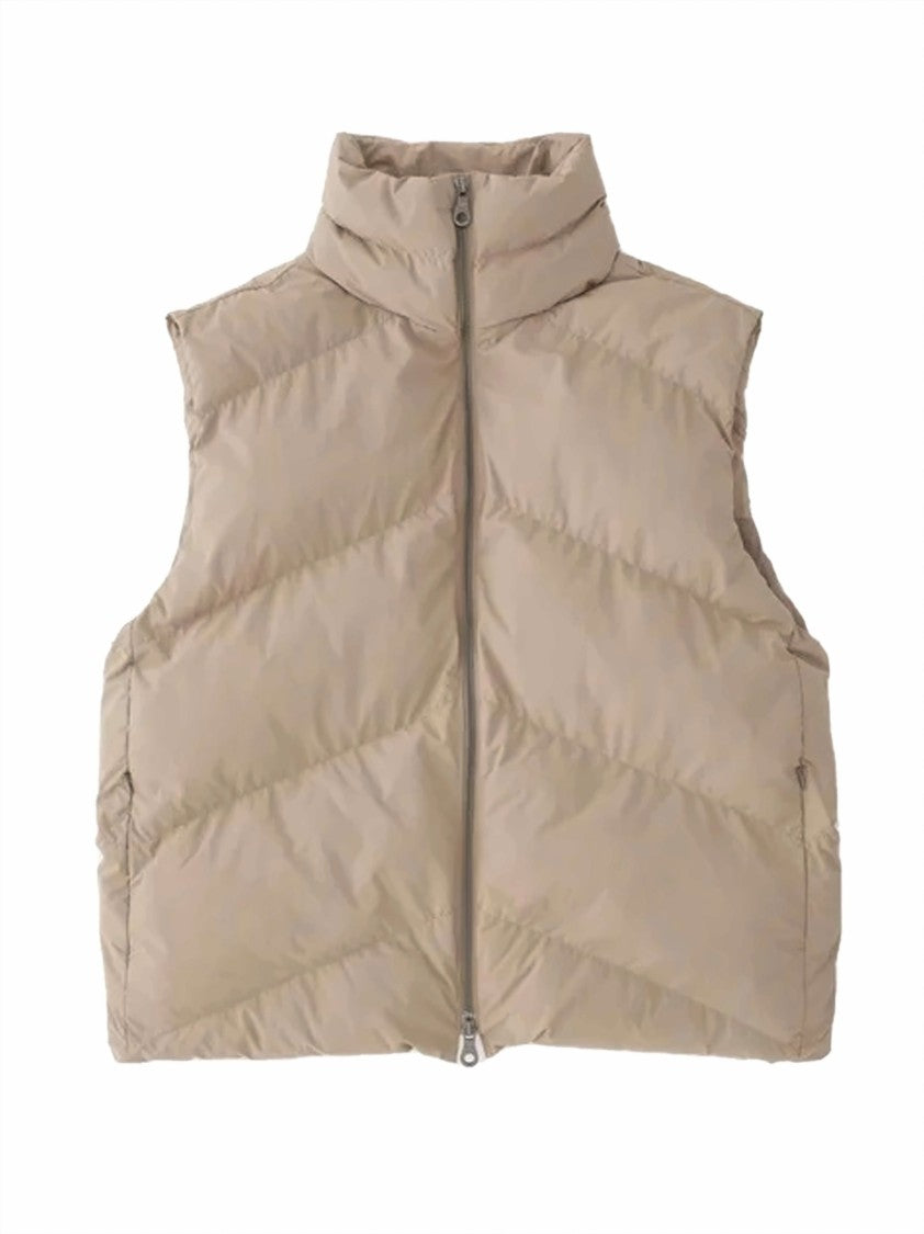 Studio Nicholson High Collar Quilted Puffer Vest