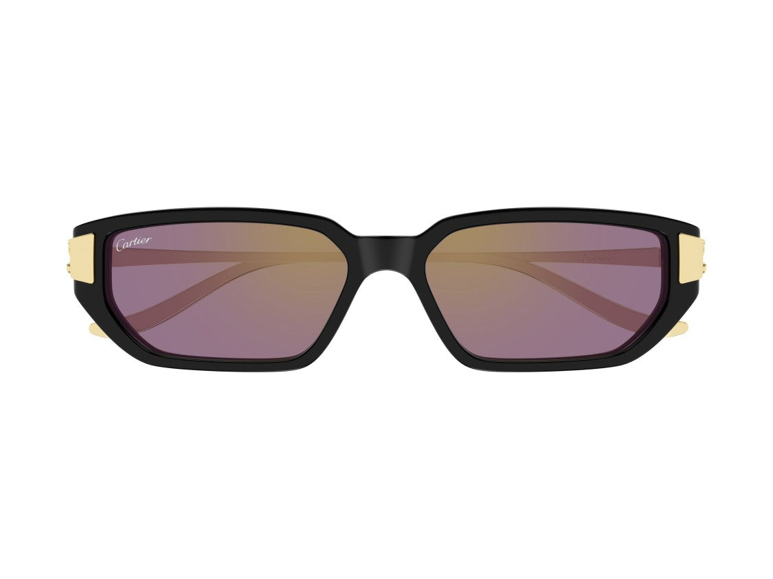 Cartier Gold Ct0674s Oversized Square Sunglasses