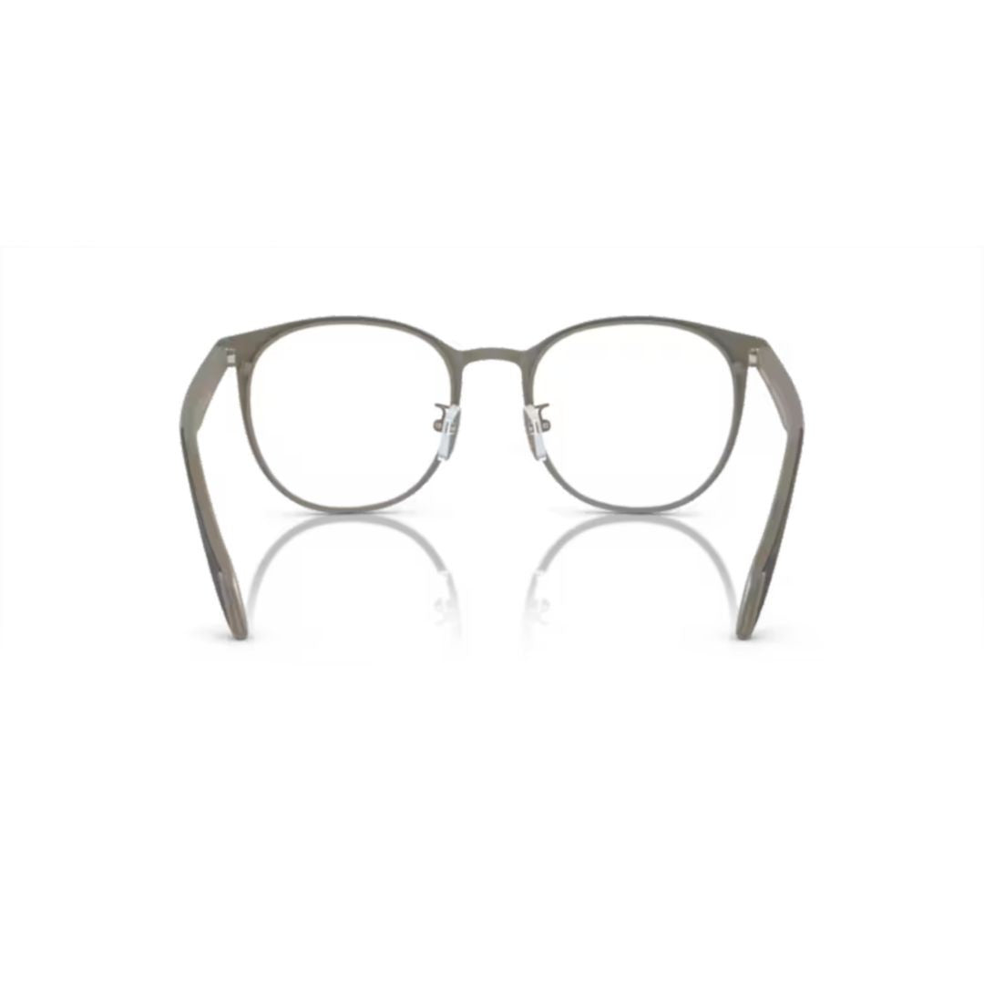 Emporio Armani 1148 Vista Rounded Square Metal Frame Eyeglasses With Adjustable Nose Pads