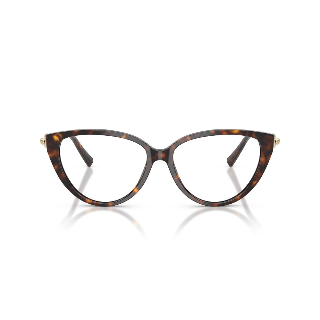 Tiffany & Co. Cat-Eye Sunglasses With Tortoiseshell Frame And Gold Accents