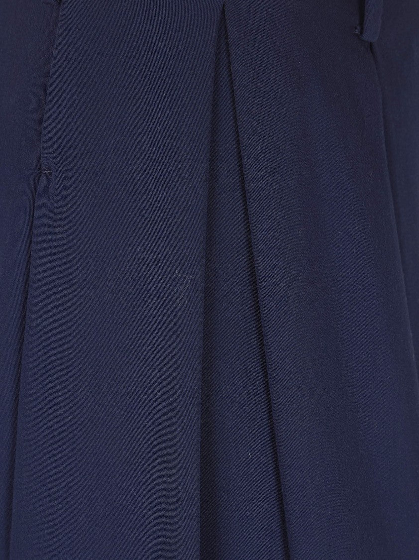 Polo Ralph Lauren Tailored Wool Trousers With Wide-Leg Silhouette