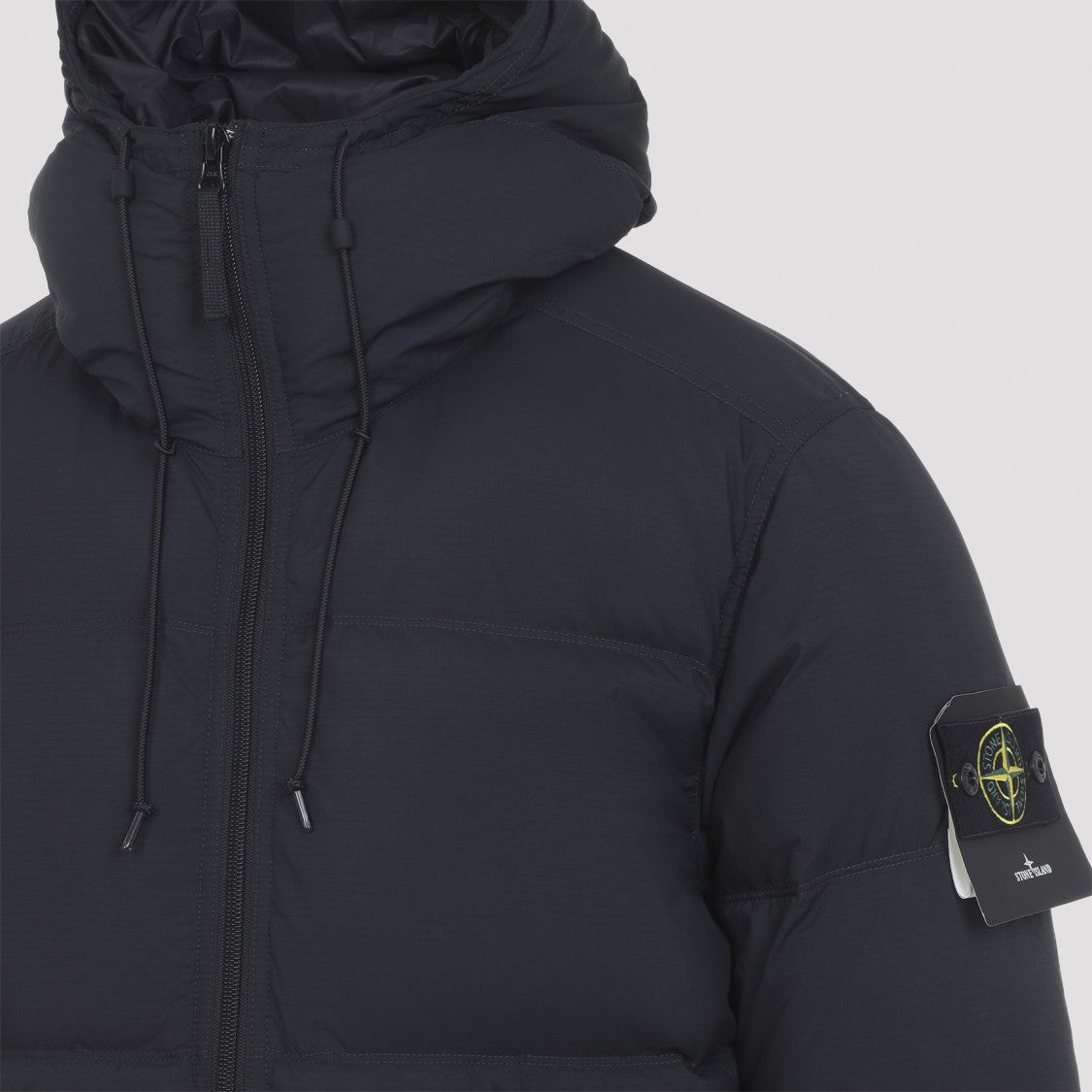 Stone Island Black Padded Down Jacket