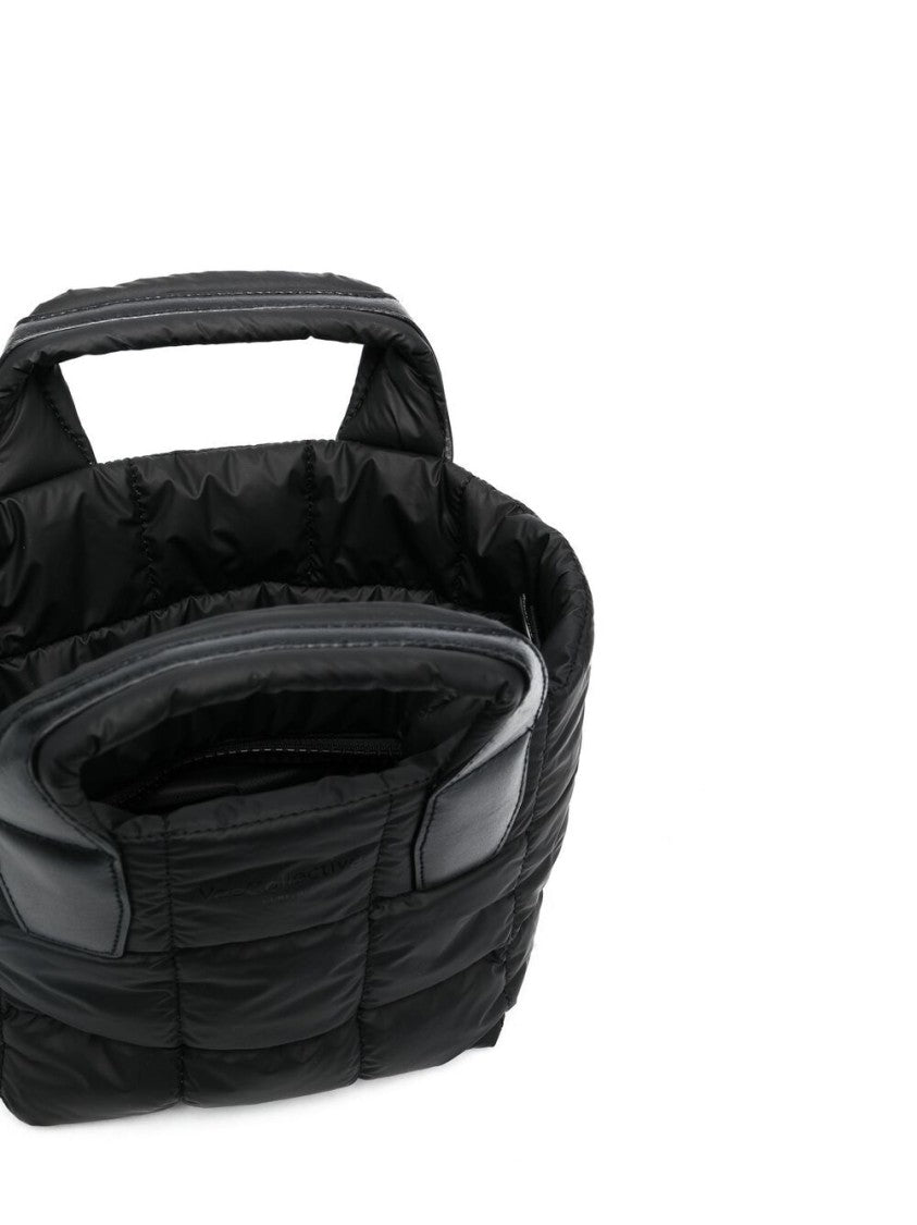 Veecollective Padded Nylon Tote Bag With Adjustable Strap