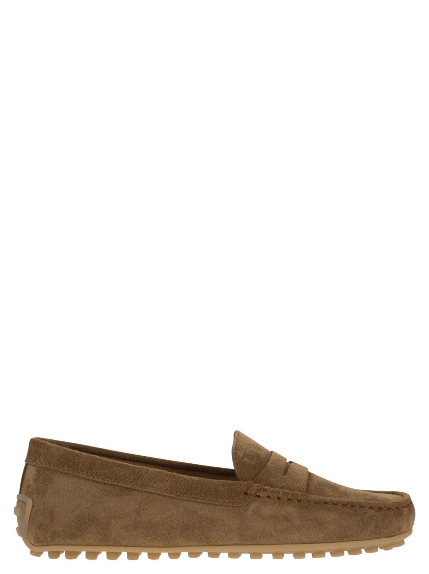 Tod's City Gommino Suede Loafer