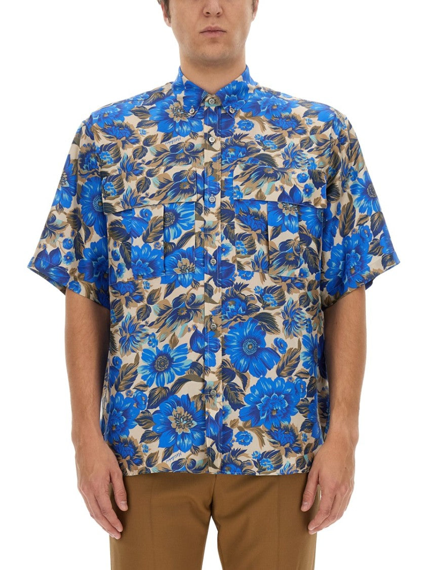 Moschino Oversized Floral Print Shirt