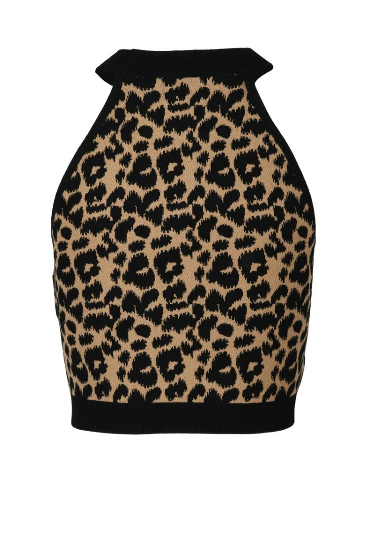 Max Mara Tenna Leopard Print Top - Leopard Print
