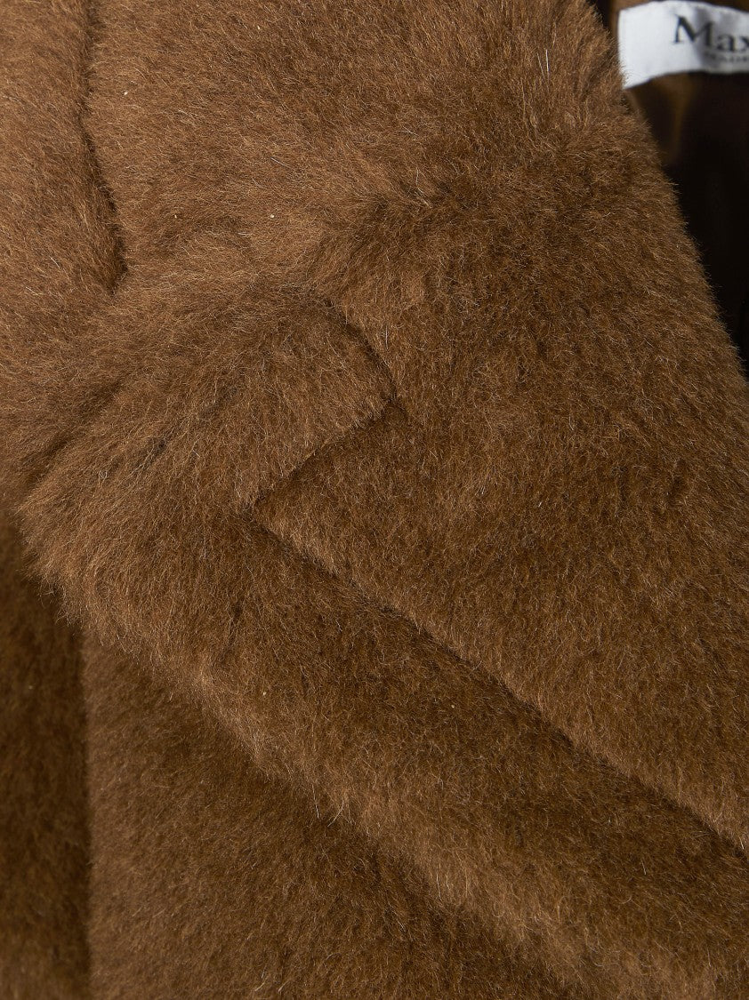 Max Mara Brown Corvino4 Plush Short Cape