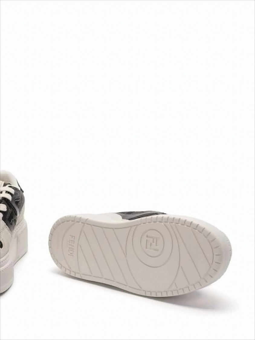 Fendi Chunky Platform Low-Top Sneakers With Monogram Design
