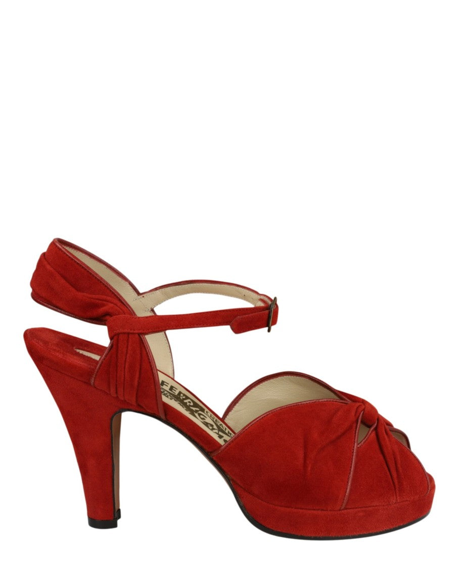 Ferragamo Ava Archive Limited Edition 1940'S Heel Sandals