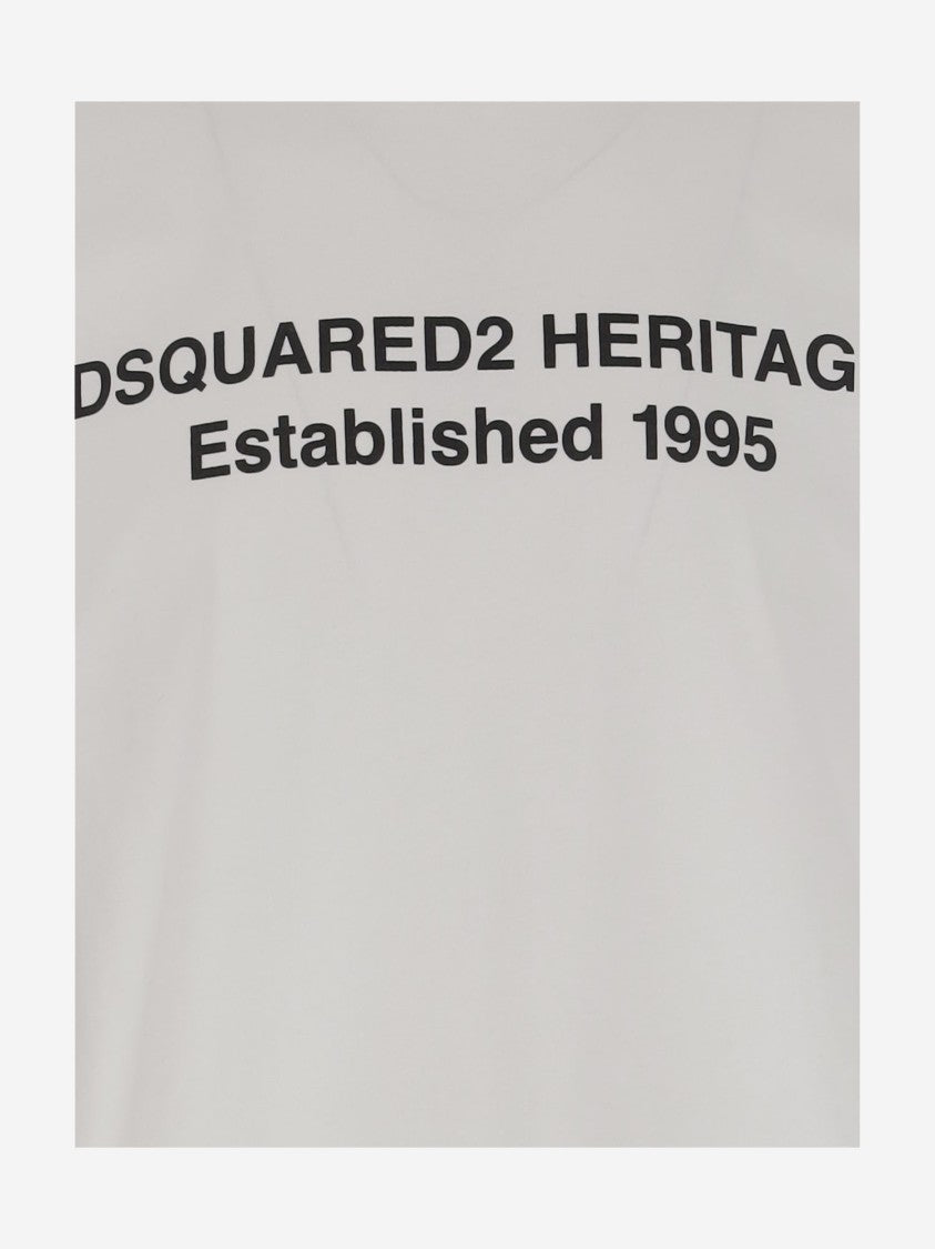 Dsquared2 Contrast Logo Cotton T-Shirt