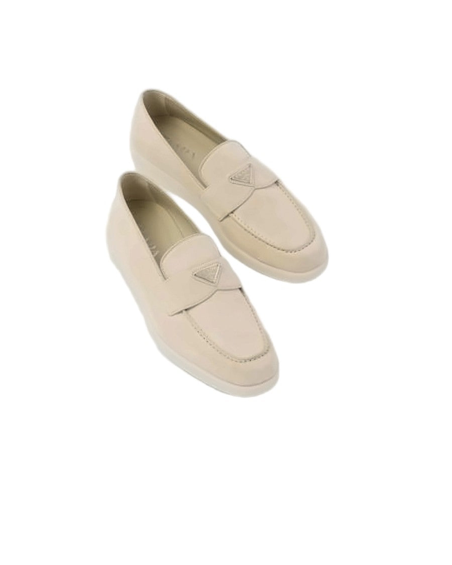 Prada Calf Leather And Suede Loafers