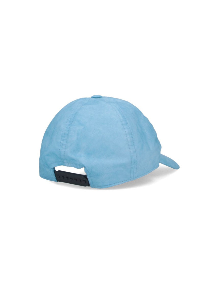 Drkshdw By Rick Owens "Hollywood" Denim Baseball Hat – Light Blue