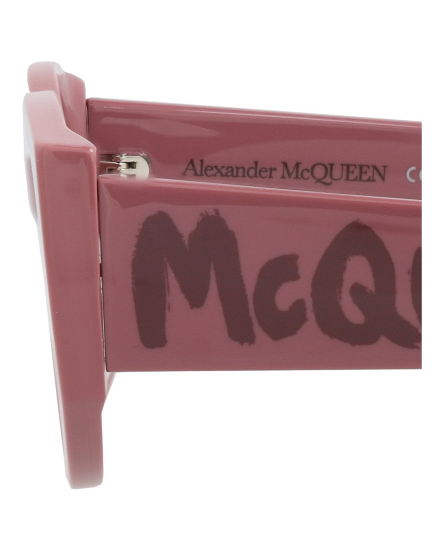 Alexander Mcqueen Round-Frame Recycled Acetate Sunglasses