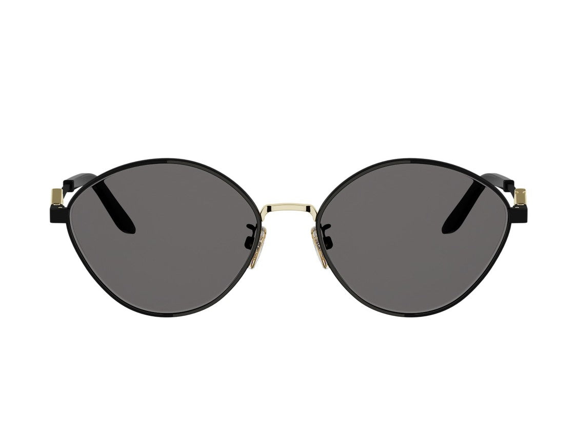 Fendi Gold Fe40217u Round Dark Lens Sunglasses