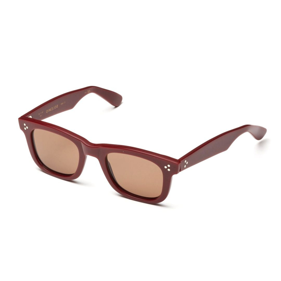 Kador Solemio Rectangular Frame Sunglasses With Decorative Accents