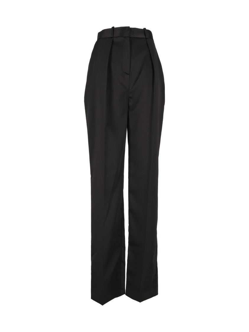 Elisabetta Franchi Tailored High-Waisted Pleated Formal Pants