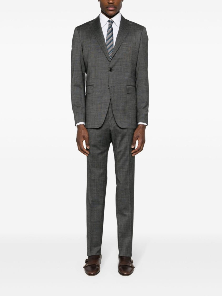 Tagliatore Grey Wool Suit