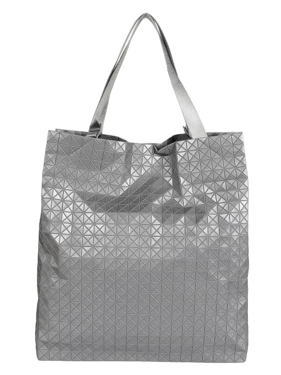 Baobao Geometric Tote Bag With Triangular Pattern