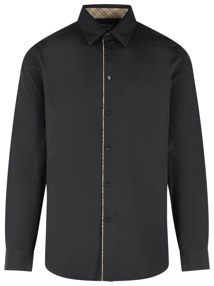 Burberry 'Sam' Black Cotton Shirt