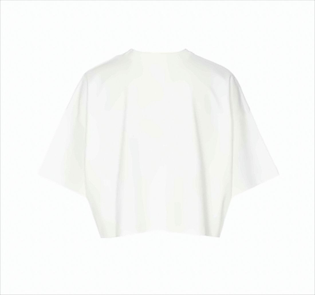 Bottega Veneta Cropped Short-Sleeve Top