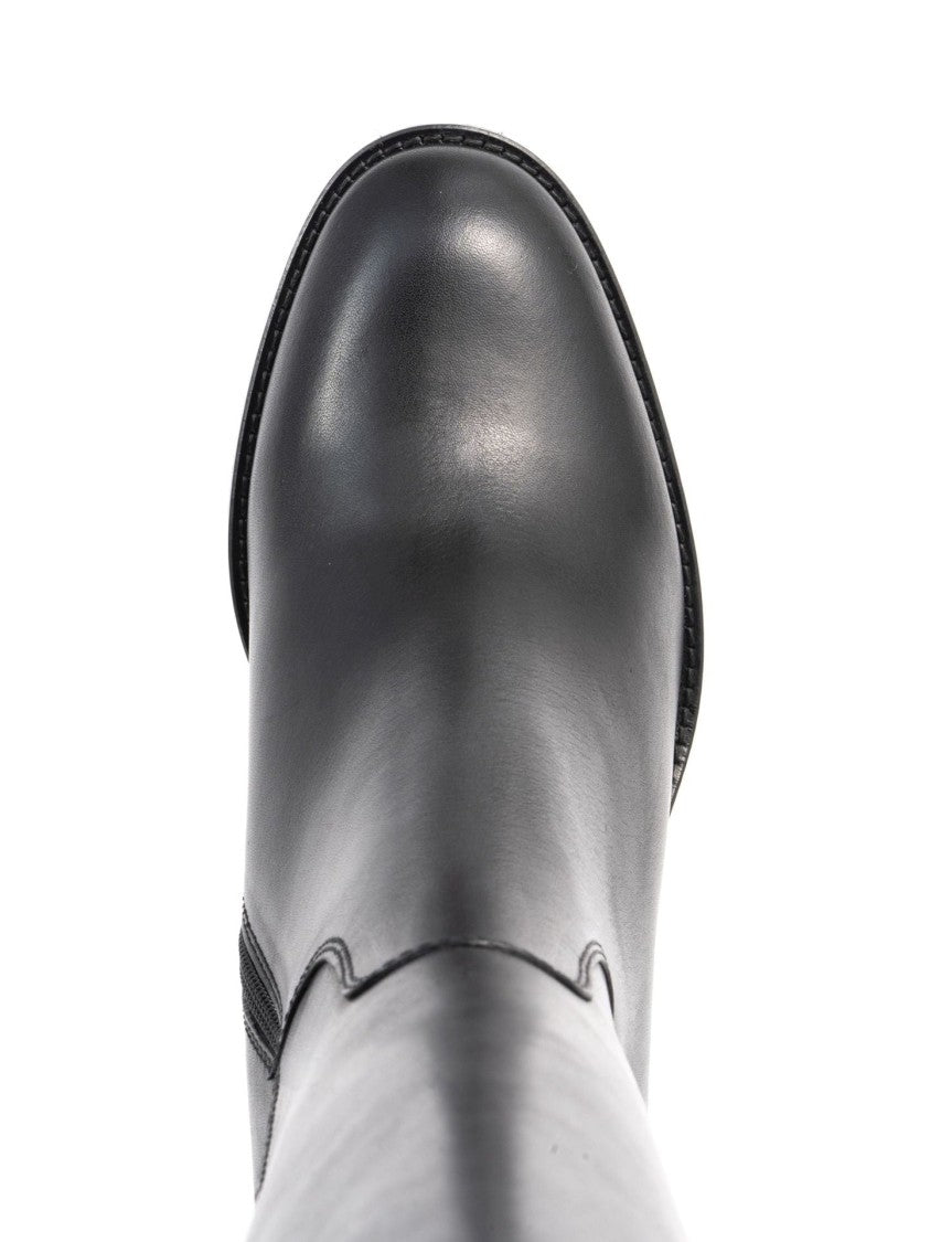 Sergio Moretti Long Black Casual Boots