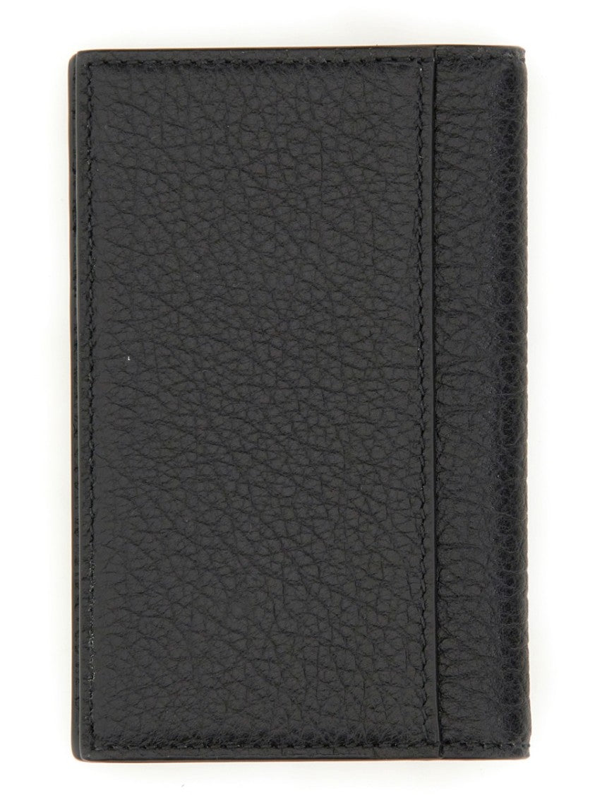 Gucci Textured Calfskin Wallet With Subtle Embossed Logo