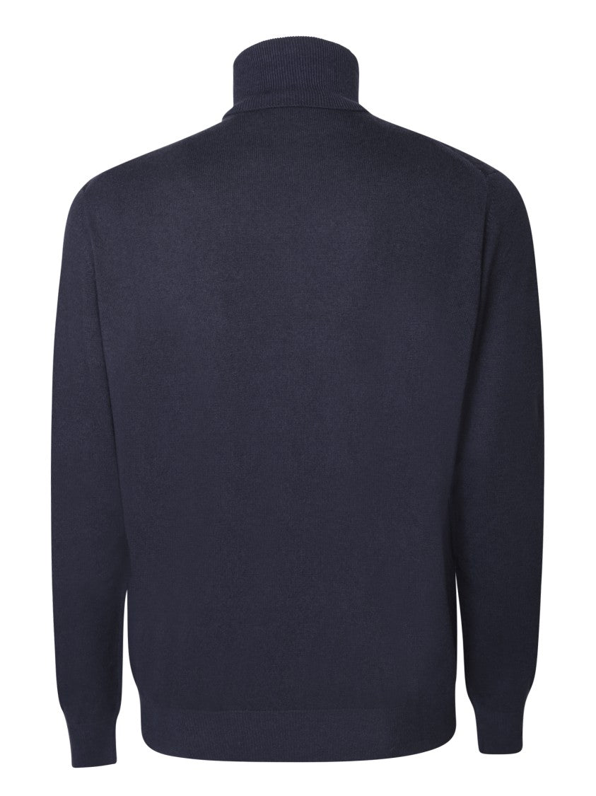 Dell'oglio Blue Wool Blend Knitwear
