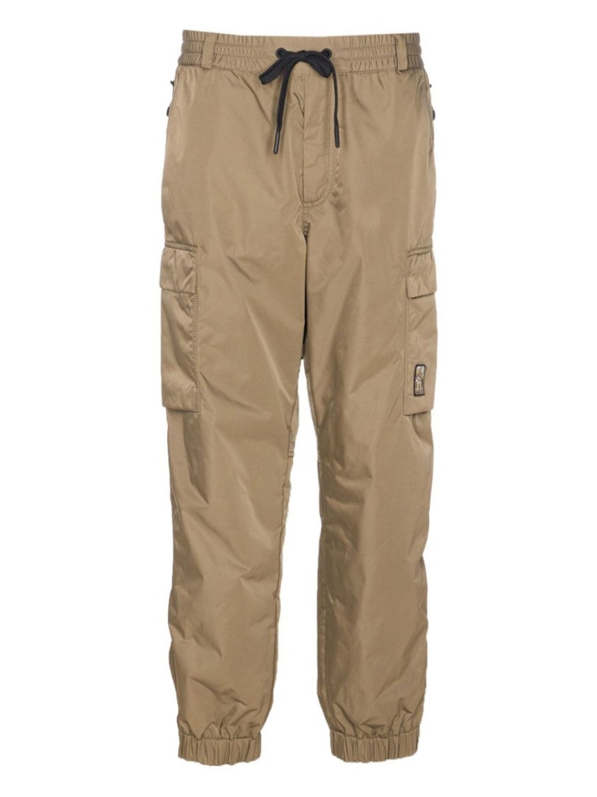 Moncler Grenoble Black Elastic Waistband Cargo Pants