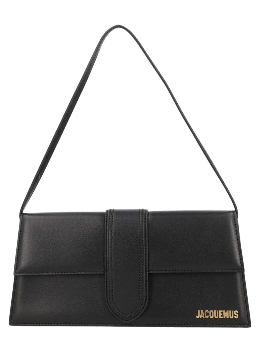 Jacquemus Rectangular Black Shoulder Bag With Structured Silhouette
