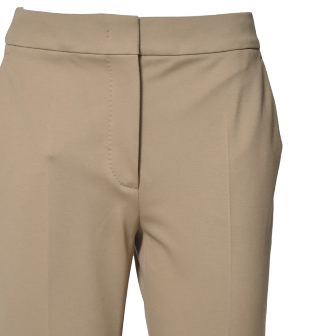 Max Mara Camel Viscose Blend Pegno Pants