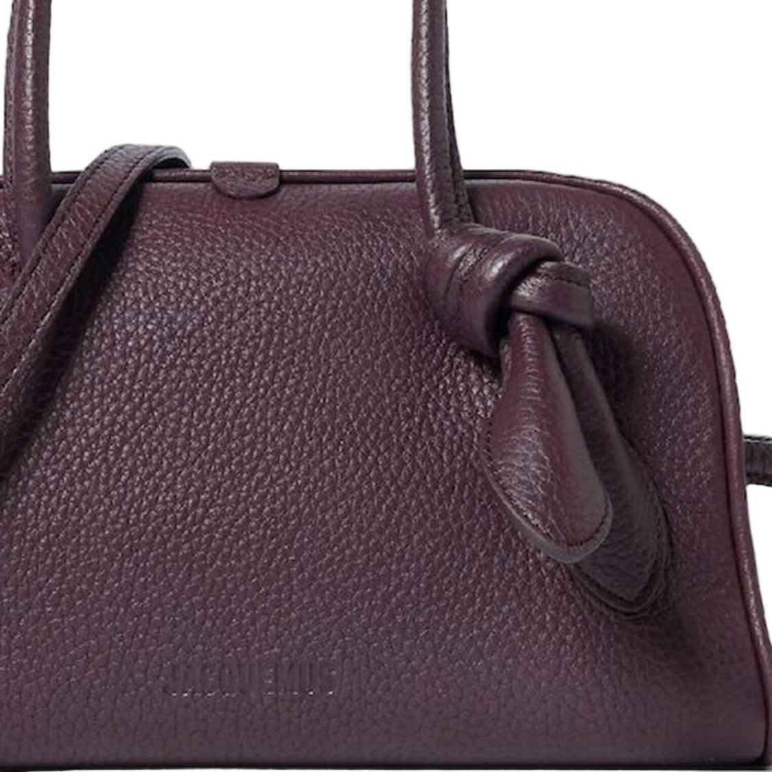 Jacquemus Il Piccolo Turismo Bag With Embossed Leather And Bow Detail